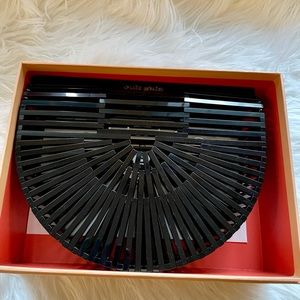 Cult Gaia Black Acrylic Bag